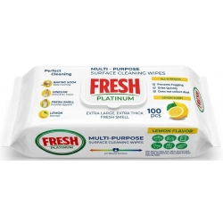 FRESH PLATINIUM MULTI LEMON CHUSTECZKI NAWILŻANE DO CZYSZCZENIA 100 szt.